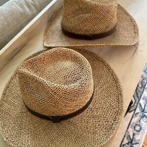Vintage Sun Hats by Summer Club - Leather Brown Band